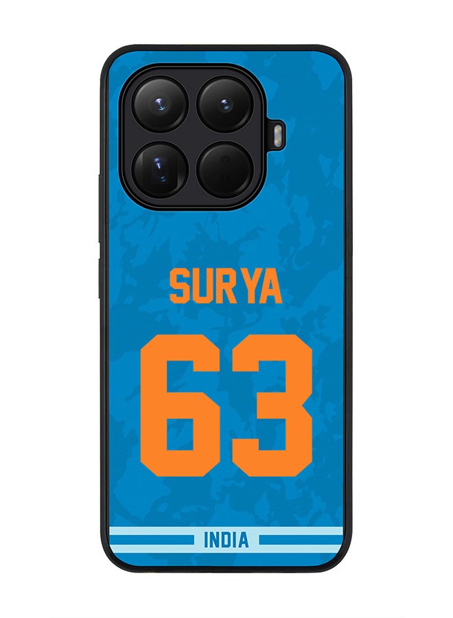 For Xiaomi 15T Pro Case,Slim fit Camera Protection, Shockproof Thin Phone cover  - India Suryakumar Yadav, Jersey No 63